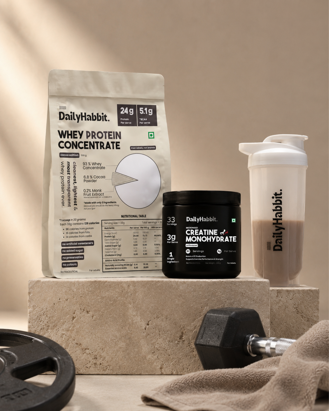 The Gym Stack | Everyday Strength & Muscle Building Bundle