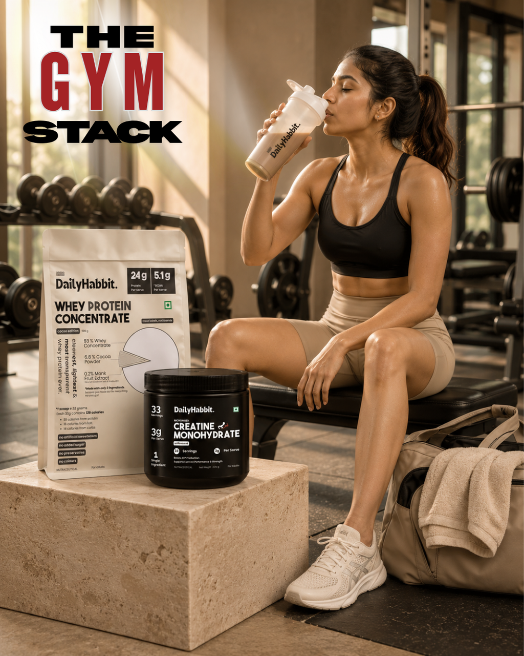 The Gym Stack | Everyday Strength & Muscle Building Bundle