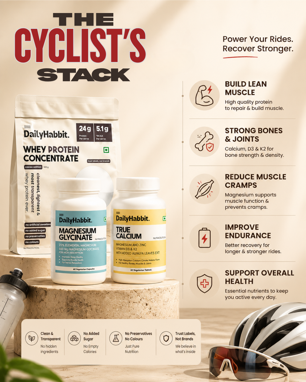 The Cyclist's Stack | Cycling Recovery & Endurance Bundle