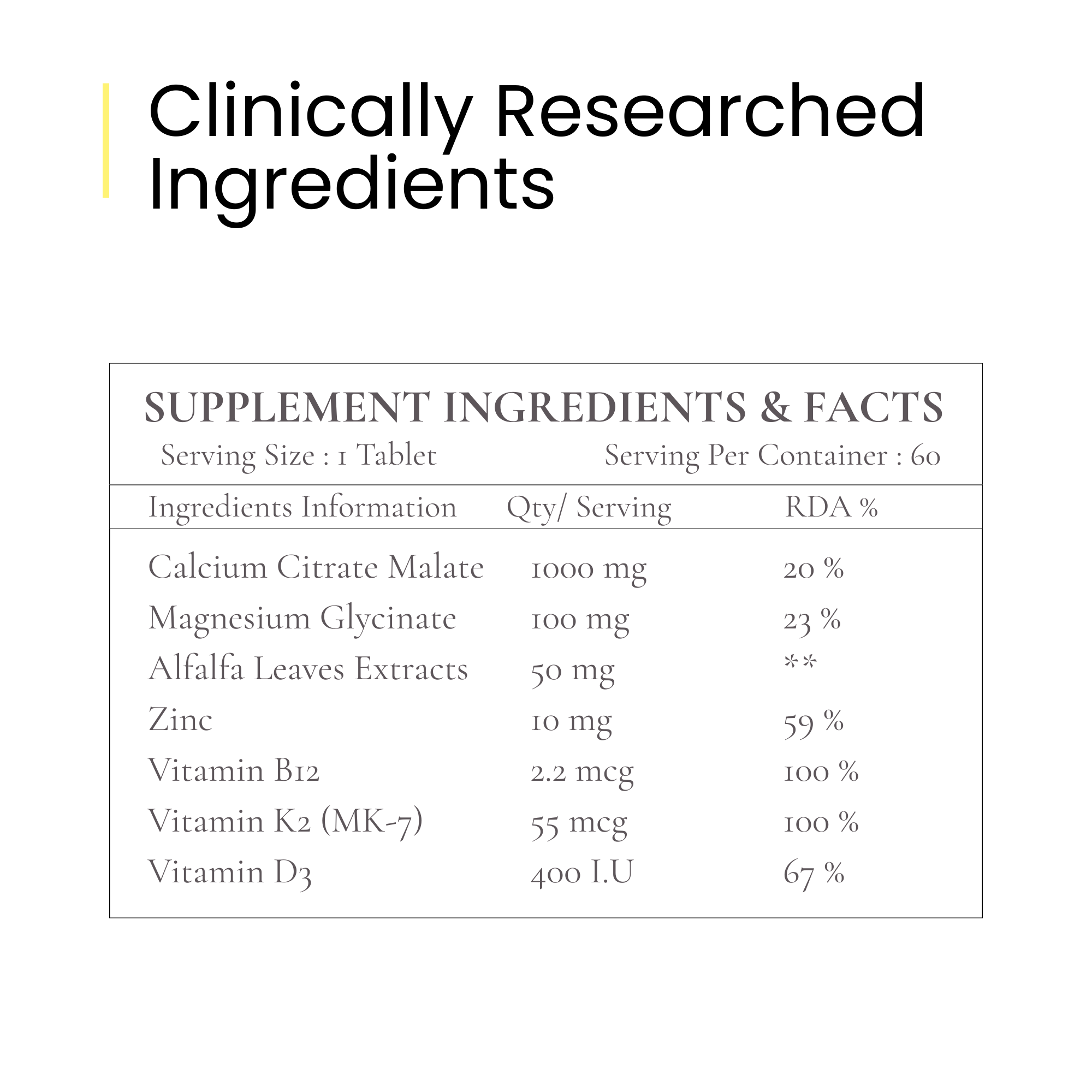 DailyHabbit True Calcium