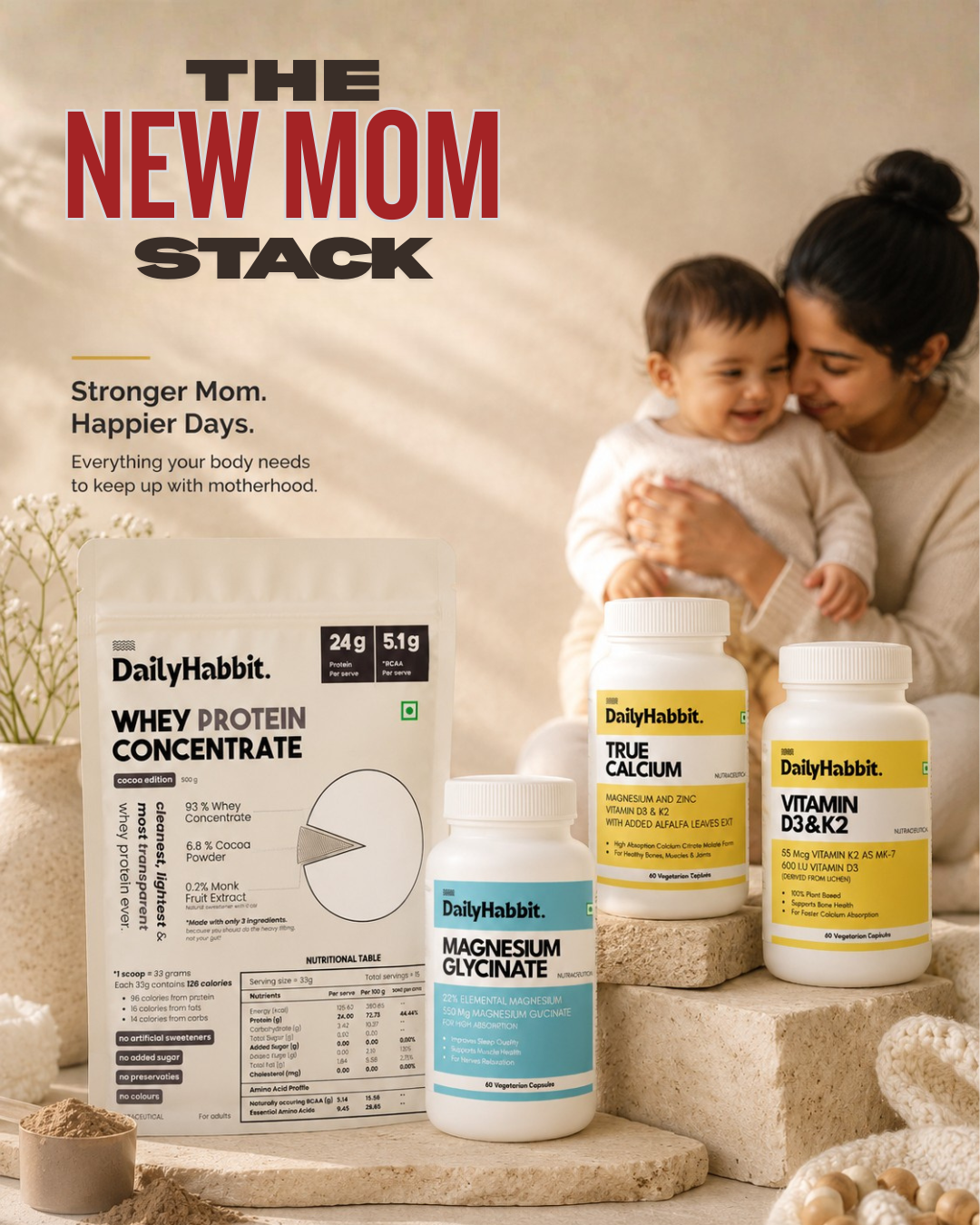 The New Mom Stack | Postpartum Recovery & Wellness Bundle