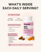 PCOS Supplement with 40:1 Inositol & Botanical Blend