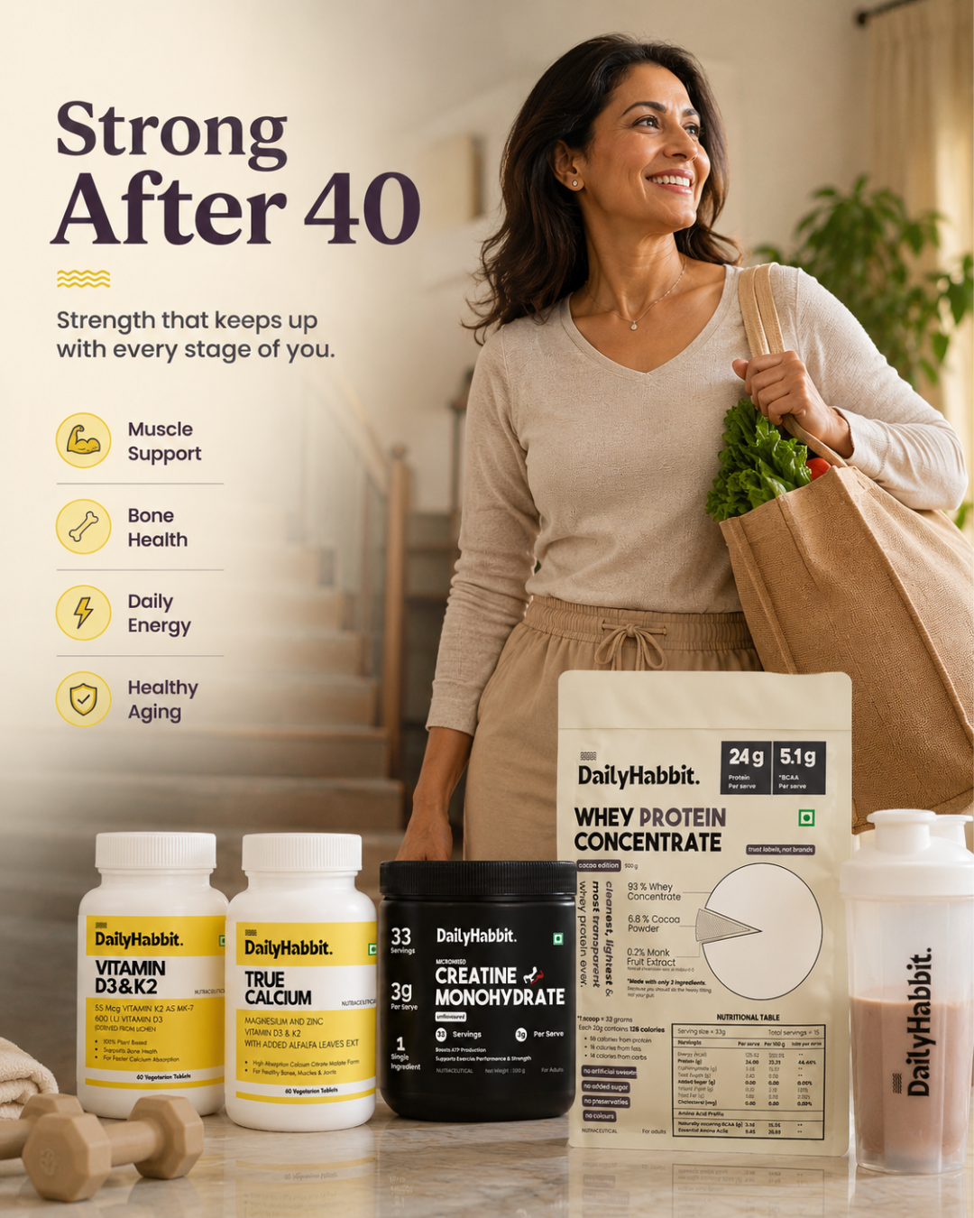 Strong After 40 | Menopause & Perimenopause Wellness Supplements