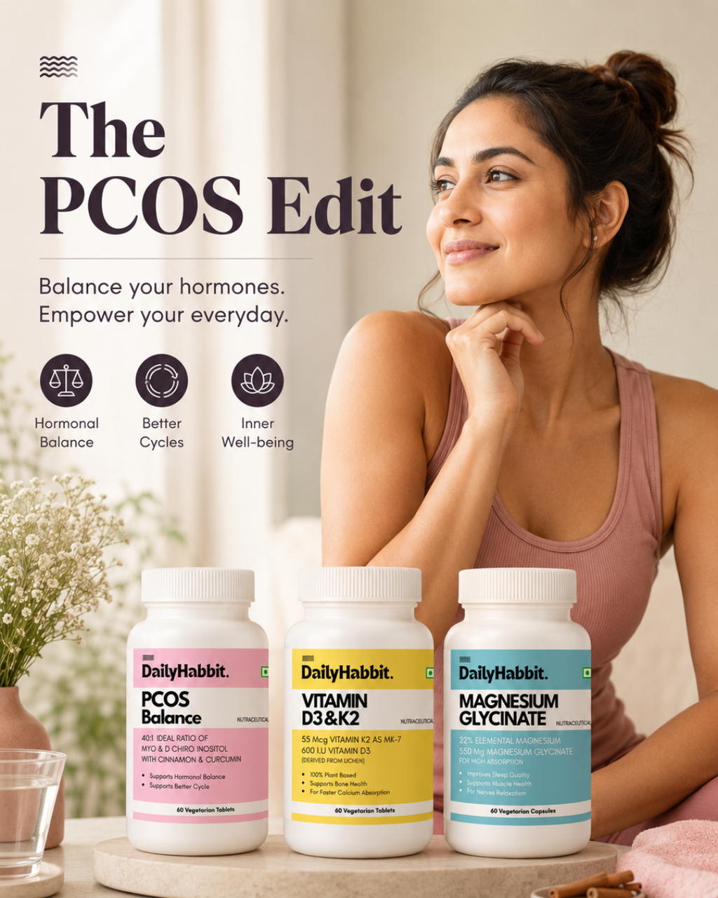 The PCOS Edit | PCOS Wellness Supplements Bundle