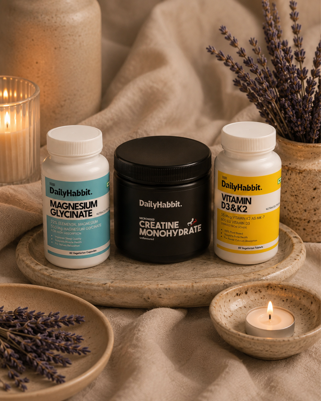 Calm & Sleep | Sound Sleep Supplements Bundle