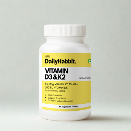 Plant-Based Vitamin D3 + K2 MK-7 Supplements