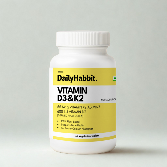 Plant-Based Vitamin D3 + K2 MK-7 Supplements