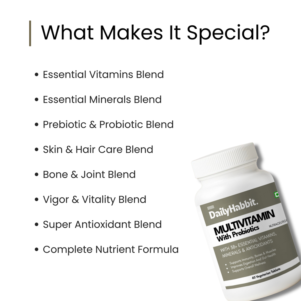 DailyHabbit Multivitamin With Probiotics