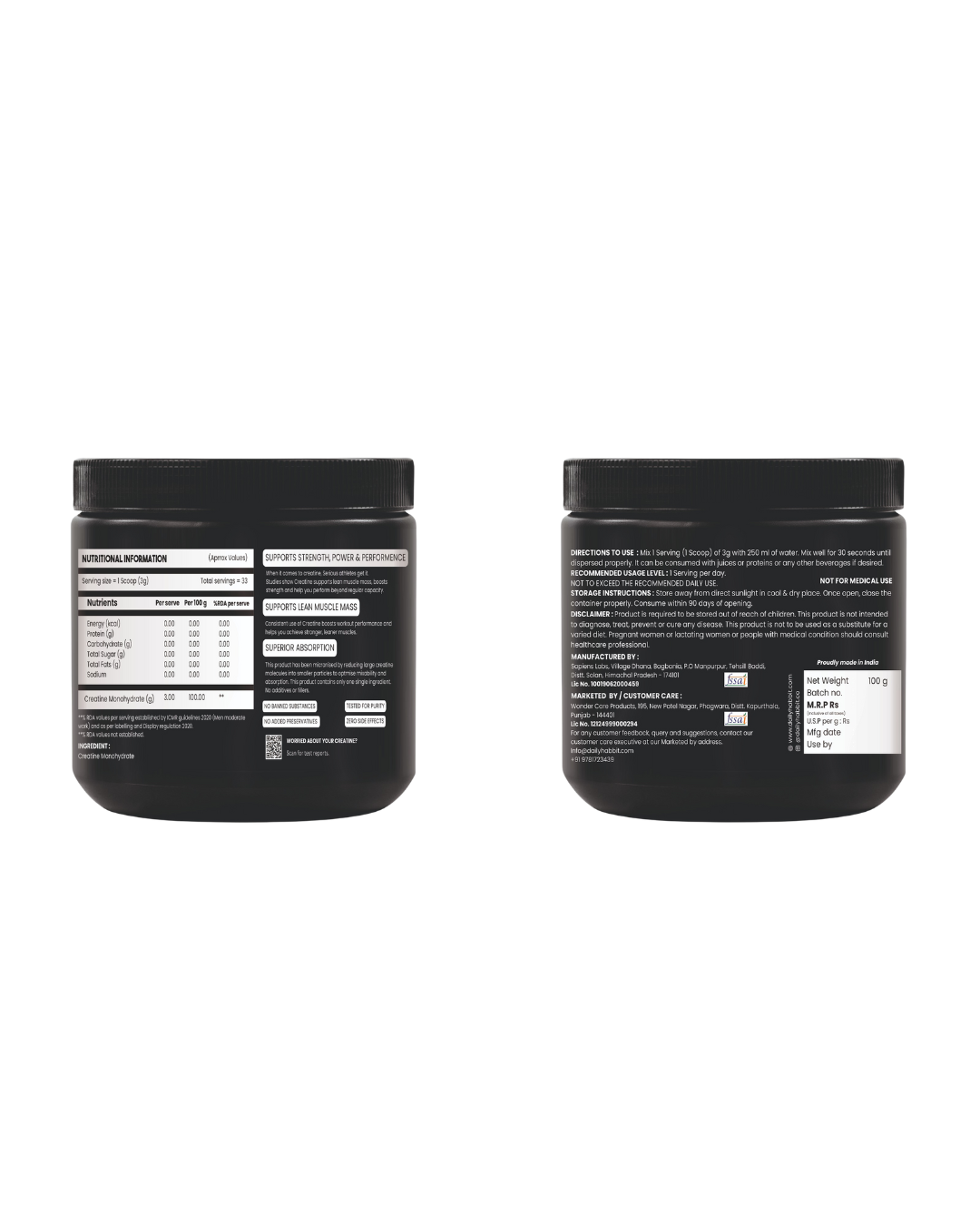 Micronised Creatine Monohydrate